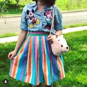 Pastel Stripe ModCloth Skirt